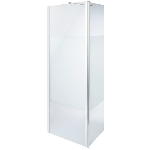 Paravan dus walk-in COOKE & LEWIS Onega, aluminiu, sticla serigrafiata, 80+45 x 195 cm, profil crom Paravan dus walk-in COOKE & LEWIS Onega, aluminiu, sticla serigrafiata, 80+45 x 195 cm, profil crom