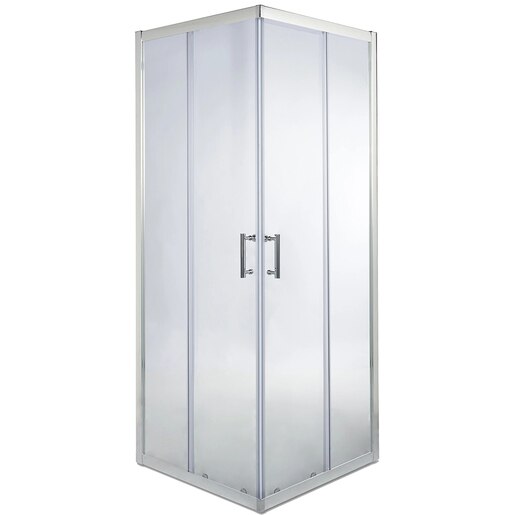 Cabina de dus COOKE & LEWIS Onega, patrata, 80 x 80 x 190 cm, sticla securizata 5mm, profil crom Cabina de dus COOKE & LEWIS Onega, patrata, 80 x 80 x 190 cm, sticla securizata 5mm, profil crom