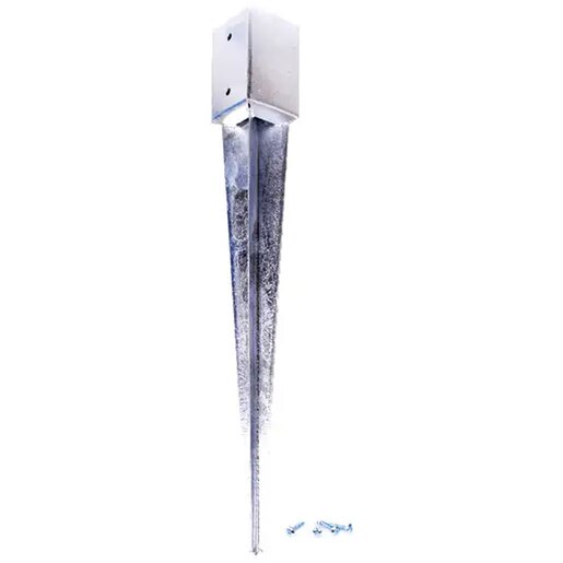 Baza stalp galvanizat BLOOMA, 7 x 7 x 75 cm, otel Baza stalp galvanizat BLOOMA, 7 x 7 x 75 cm, otel