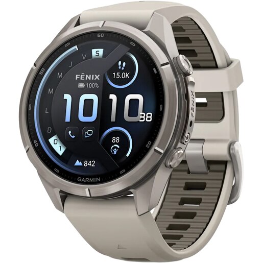 Smartwatch GARMIN Fenix 9 Pro, 43mm, AMOLED, InReach, Android/iOS, Sapphire, Titan, Gray/Dark Sandstone Smartwatch GARMIN Fenix 9 Pro, 43mm, AMOLED, InReach, Android/iOS, Sapphire, Titan, Gray/Dark Sandstone
