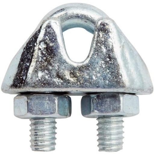 Bride cabluri DIALL, metal, 4mm, argintiu 2buc Bride cabluri DIALL, metal, 4mm, argintiu 2buc