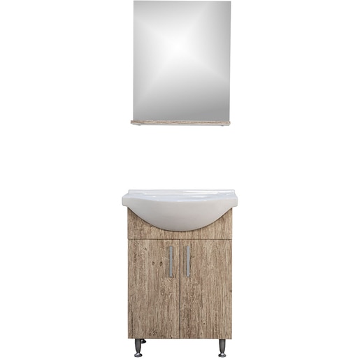 Set mobilier baie SANITOP Bella, 57 x 44.4 x 82 cm, stejar Set mobilier baie SANITOP Bella, 57 x 44.4 x 82 cm, stejar