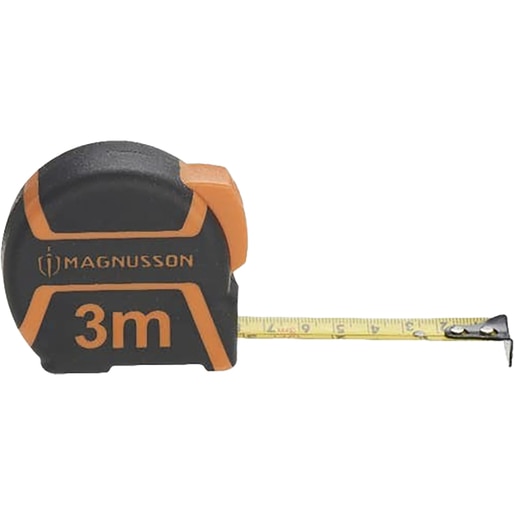 Ruleta magnetica MAGNUSSON, 3 m, plastic ABS, negru Ruleta magnetica MAGNUSSON, 3 m, plastic ABS, negru