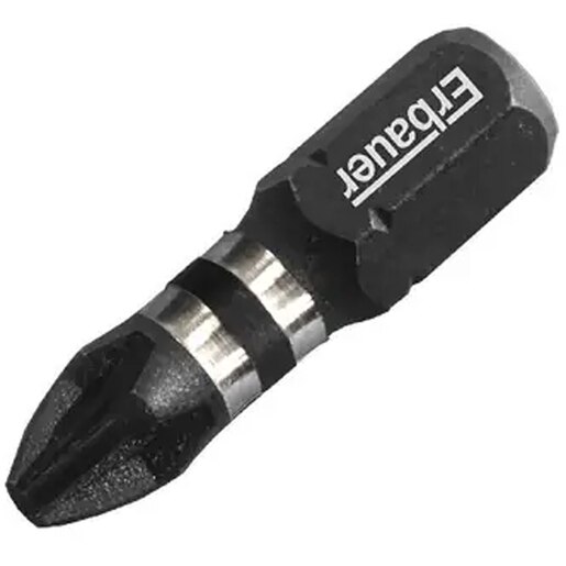 Biti hexagonali ERBAUER, PZ1, 25mm, 3buc, negru Biti hexagonali ERBAUER, PZ1, 25mm, 3buc, negru