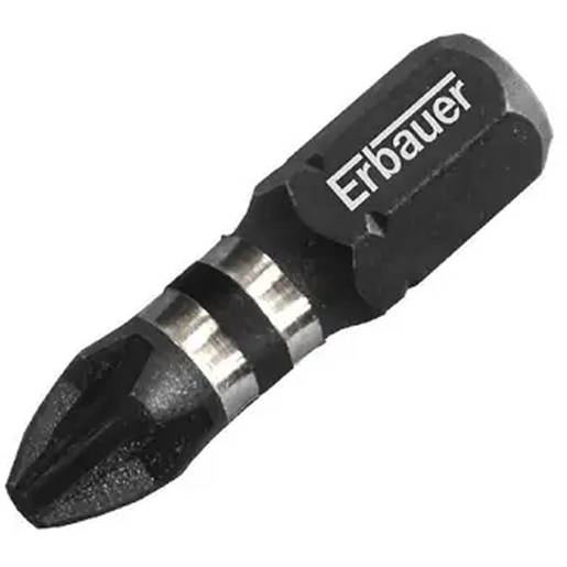 Biti hexagonali ERBAUER, PZ2, 25mm, 3buc, negru Biti hexagonali ERBAUER, PZ2, 25mm, 3buc, negru