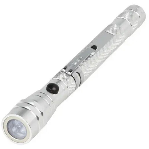 Lanterana LED telescopica flexibila DIALL 100597656, argintiu Lanterana LED telescopica flexibila DIALL 100597656, argintiu