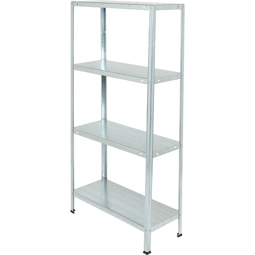Raft 4 polite ARLY, otel, 140 x 70 x 30 cm, 40 kg/polita, argintiu Raft 4 polite ARLY, otel, 140 x 70 x 30 cm, 40 kg/polita, argintiu
