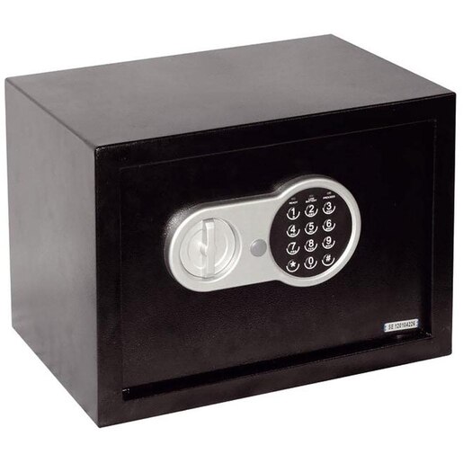 Seif digital SMITH AND LOCKE, 25x35x25 cm, negru Seif digital SMITH AND LOCKE, 25x35x25 cm, negru