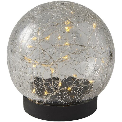 Lampa solara rotunda LED BLOOMA, 1.8W, 3000K, plastic, negru Lampa solara rotunda LED BLOOMA, 1.8W, 3000K, plastic, negru