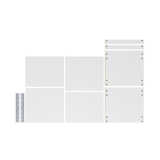 Rafturi si baza pentru dulap inalt cu electrocasnice GoodHome Caraway, 60 x 57 cm, alb Rafturi si baza pentru dulap inalt cu electrocasnice GoodHome Caraway, 60 x 57 cm, alb