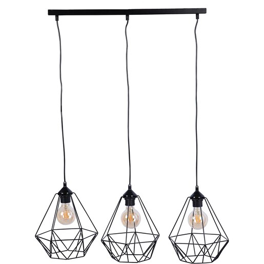 Pendul LUMINEX Basket, E27, 15W, IP20, negru Pendul LUMINEX Basket, E27, 15W, IP20, negru