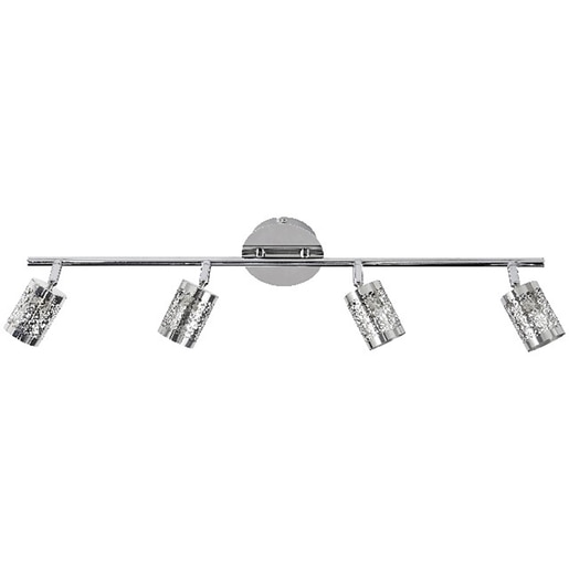 Plafoniera 4 spoturi LED COLOURS Barrow, 4 x GU10, IP20, crom Plafoniera 4 spoturi LED COLOURS Barrow, 4 x GU10, IP20, crom