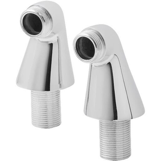 Set 2 adaptoare perete-punte G1 GOODHOME pentru cada si dus, alama, crom Set 2 adaptoare perete-punte G1 GOODHOME pentru cada si dus, alama, crom
