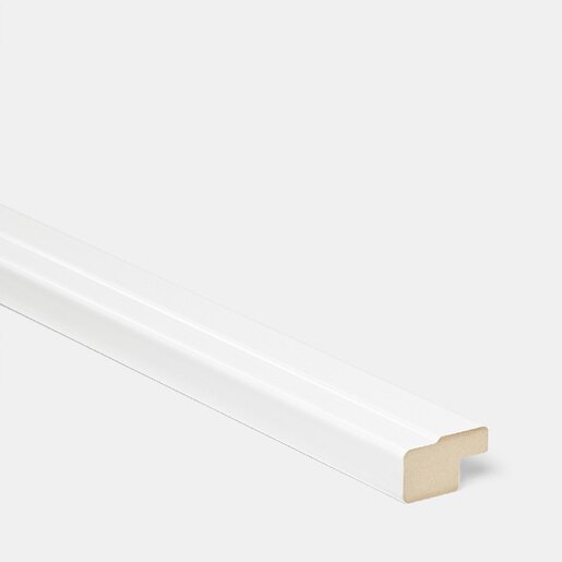 Cornisa GOODHOME Stevia/Garcinia, 3.5 x 240 cm, mdf, alb lucios Cornisa GOODHOME Stevia/Garcinia, 3.5 x 240 cm, mdf, alb lucios