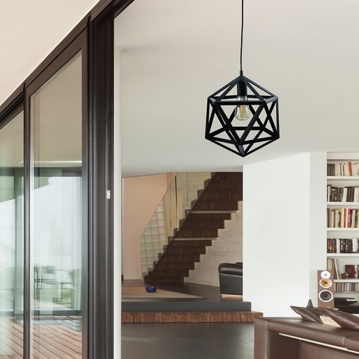 Lustra tip pendul, Negru, 60 W, 1 x E27 Denmark Lustra tip pendul, Negru, 60 W, 1 x E27 Denmark