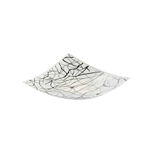 Plafoniera KLAUSEN Elysia KL 5812, E27, 2 x 15W, IP20, alb-negru Plafoniera KLAUSEN Elysia KL 5812, E27, 2 x 15W, IP20, alb-negru
