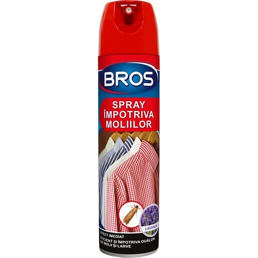 Spray impotriva moliilor, BROS, 150 ml Spray impotriva moliilor, BROS, 150 ml
