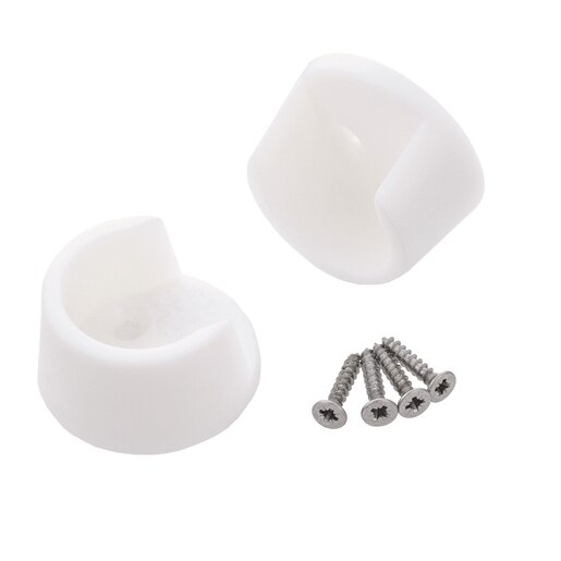 Suport bara dulap Suki 6280222, plastic, 25 mm, alb Suport bara dulap Suki 6280222, plastic, 25 mm, alb