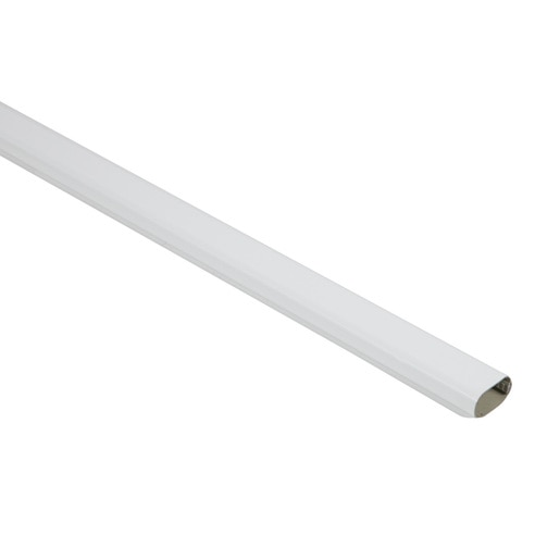 Bara dulap, otel, 200x3x1.5 cm, alb Bara dulap, otel, 200x3x1.5 cm, alb