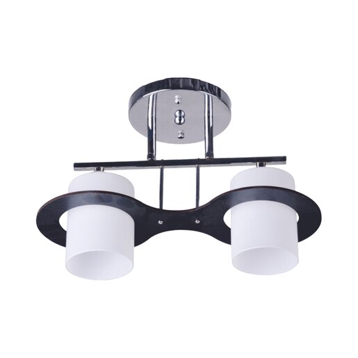 Lustra Klausen Olaf, 2xE27, 60W, IP20, alb-crom Lustra Klausen Olaf, 2xE27, 60W, IP20, alb-crom