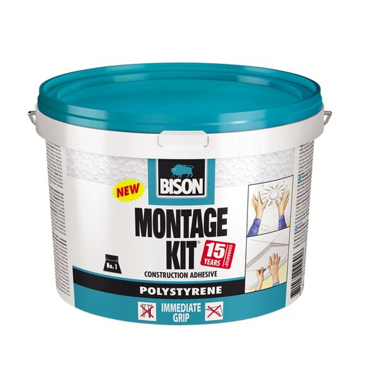 Adeziv pentru polistiren BISON, transparent, 4 kg Adeziv pentru polistiren BISON, transparent, 4 kg