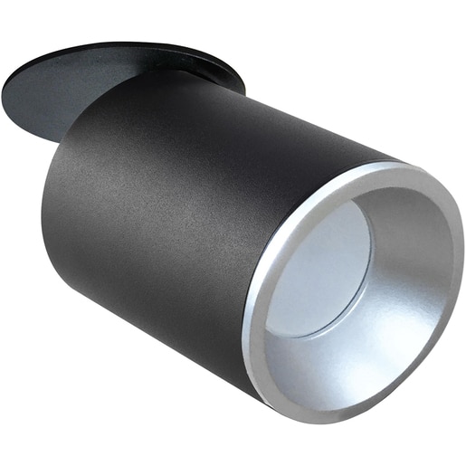 Spot LED POLUX Pallas 314130, GU10, 5.5W, negru-argintiu Spot LED POLUX Pallas 314130, GU10, 5.5W, negru-argintiu