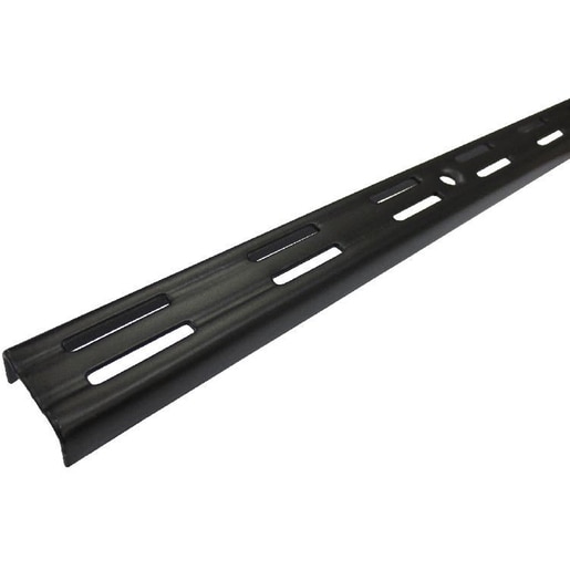 Vergea verticala cu fante duble FORM, 50cm, negru mat Vergea verticala cu fante duble FORM, 50cm, negru mat