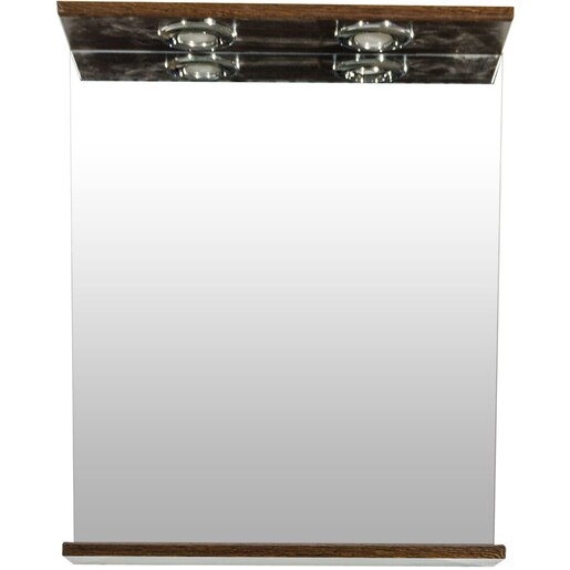 Oglinda baie SANITOP Fluture 1D, 60 x 16 x 68 cm, iluminare LED, maro Oglinda baie SANITOP Fluture 1D, 60 x 16 x 68 cm, iluminare LED, maro
