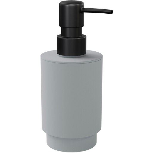 Dozator sapun Kina GoodHome, 7x7x16.5 cm, 200 ml, plastic, gri Dozator sapun Kina GoodHome, 7x7x16.5 cm, 200 ml, plastic, gri