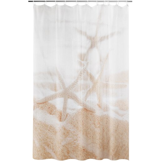 Perdea dus Balka GoodHome, poliester, 180x200 cm, bej Perdea dus Balka GoodHome, poliester, 180x200 cm, bej