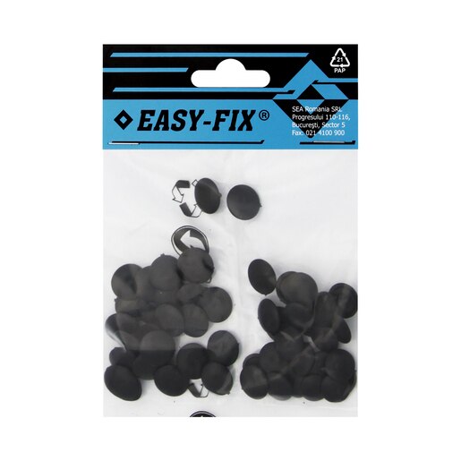 Capac plastic pentru cap inecat PZ2 SEA, negru, 50 buc Capac plastic pentru cap inecat PZ2 SEA, negru, 50 buc