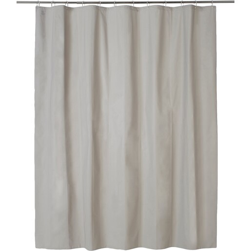 Perdea dus Drina GoodHome, poliester, 180x200 cm, maro deschis Perdea dus Drina GoodHome, poliester, 180x200 cm, maro deschis