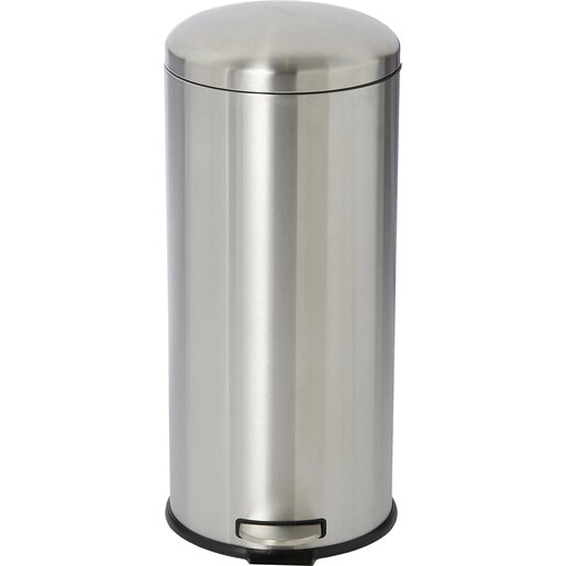 Cos de gunoi Gerra COOKE & LEWIS, 30l, cu pedala, otel inoxidabil, argintiu Cos de gunoi Gerra COOKE & LEWIS, 30l, cu pedala, otel inoxidabil, argintiu