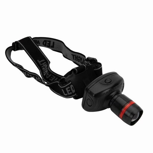 Lanterna frontala WELL, 60 lm, 1W, plastic, negru Lanterna frontala WELL, 60 lm, 1W, plastic, negru