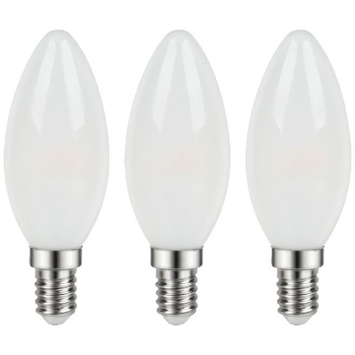 Set 3 becuri LED DIALL, E14, 3.4W, 470lm, 2700K Set 3 becuri LED DIALL, E14, 3.4W, 470lm, 2700K