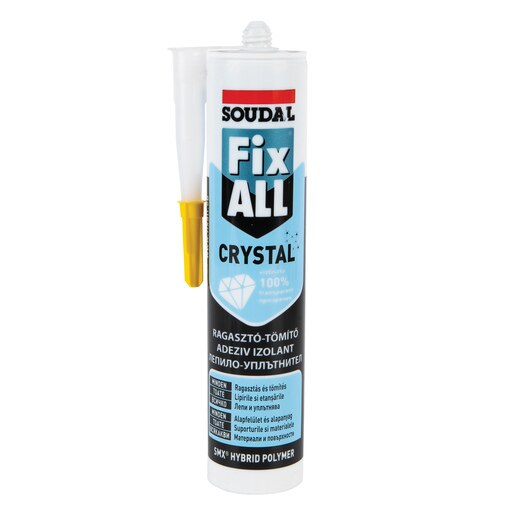 Adeziv pentru constructii SOUDAL Fix All Crystal, 290 ml Adeziv pentru constructii SOUDAL Fix All Crystal, 290 ml