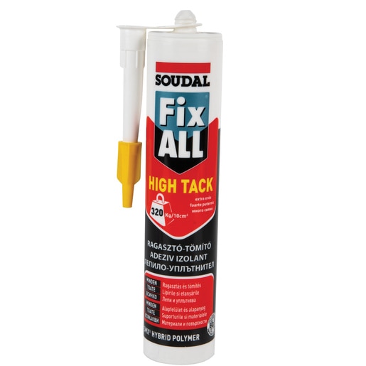 Adeziv pentru constructii SOUDAL Fix All High Tack, 290 ml Adeziv pentru constructii SOUDAL Fix All High Tack, 290 ml