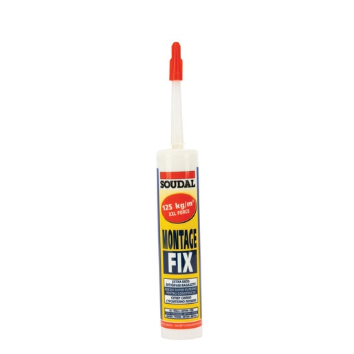 Adeziv pentru constructii SOUDAL Montage Fix, 280 ml Adeziv pentru constructii SOUDAL Montage Fix, 280 ml