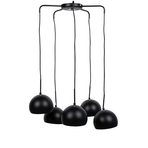Lustra tip pendul, Negru, 500 W, 5 x E27 Luminex Luminex Lustra tip pendul, Negru, 500 W, 5 x E27 Luminex Luminex