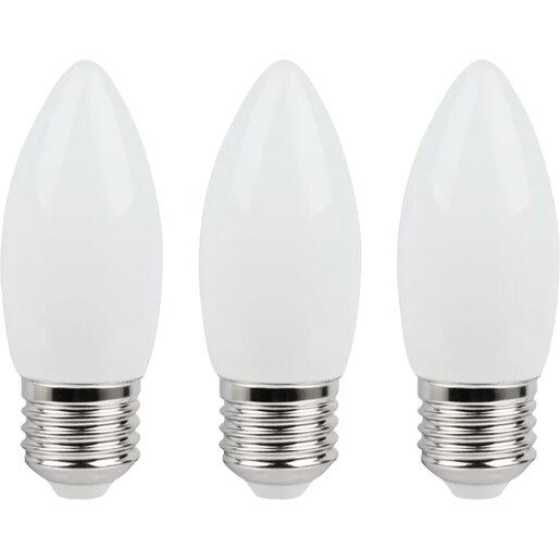 Set 3 becuri LED C35 DIALL, E27, 3.4W, 470 lm, 2700K, lumina calda Set 3 becuri LED C35 DIALL, E27, 3.4W, 470 lm, 2700K, lumina calda