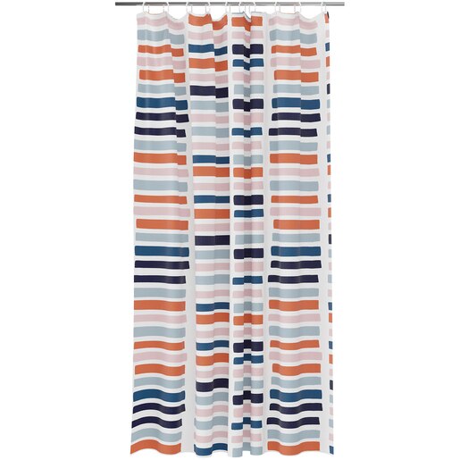 Perdea dus Kina GoodHome, poliester, 180x200 cm, multicolor Perdea dus Kina GoodHome, poliester, 180x200 cm, multicolor