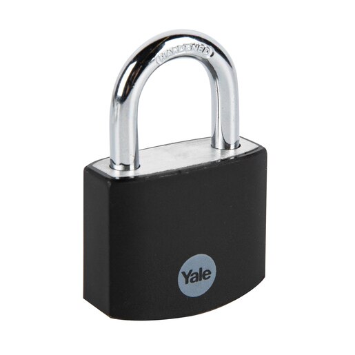 Lacat YALE, 38mm, aluminiu, negru Lacat YALE, 38mm, aluminiu, negru