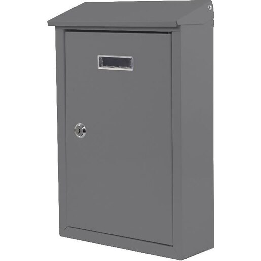 Cutie posta SMITH AND LOCKE, Inchidere cheie, 90 x 238 x 355mm, gri Cutie posta SMITH AND LOCKE, Inchidere cheie, 90 x 238 x 355mm, gri