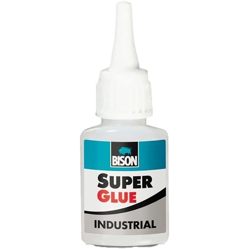 Super glue industrial BISON, transparent, 20g Super glue industrial BISON, transparent, 20g