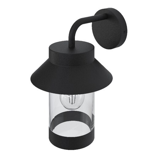 Lampa de exterior GOODHOME, LED, E27, 25W, IP44, plastic si otel inoxidabil, negru Lampa de exterior GOODHOME, LED, E27, 25W, IP44, plastic si otel inoxidabil, negru