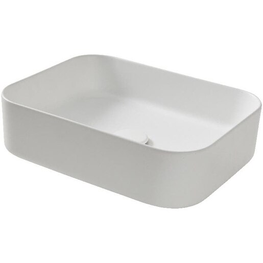 Lavoar pe blat GOODHOME Tekapo, rasina, 45 x 35 cm, alb mat Lavoar pe blat GOODHOME Tekapo, rasina, 45 x 35 cm, alb mat