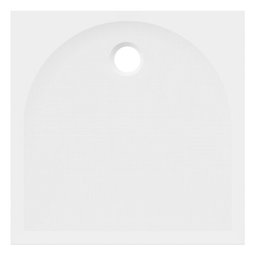 Cadita dus GoodHome Cavally, patrata, compozit, 70 x 70 x 3 cm, alb Cadita dus GoodHome Cavally, patrata, compozit, 70 x 70 x 3 cm, alb