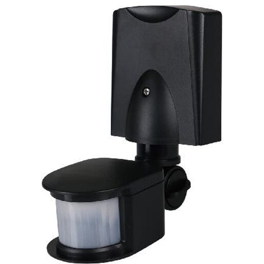 Senzor de miscare GOODHOME Merritt, IP44, negru Senzor de miscare GOODHOME Merritt, IP44, negru