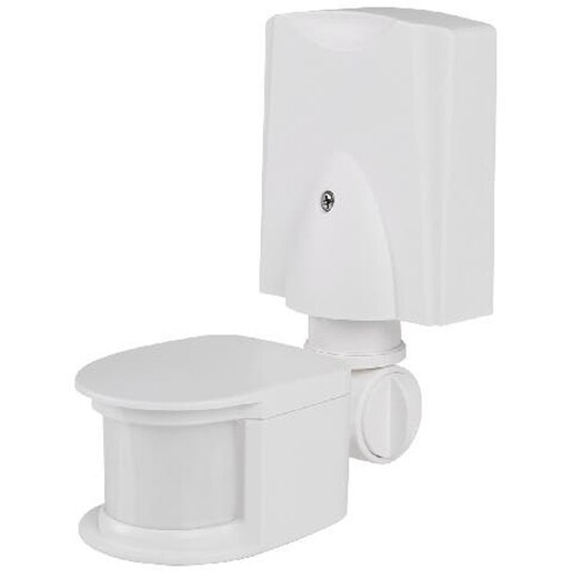 Lampa LED de exterior GOODHOME Merritt, senzor, IP44, alb Lampa LED de exterior GOODHOME Merritt, senzor, IP44, alb