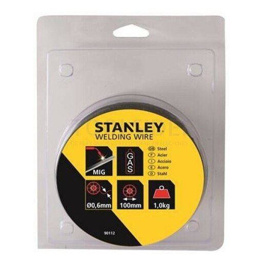 Bobina sarma STANLEY, otel cuprat, 0.6 mm Bobina sarma STANLEY, otel cuprat, 0.6 mm